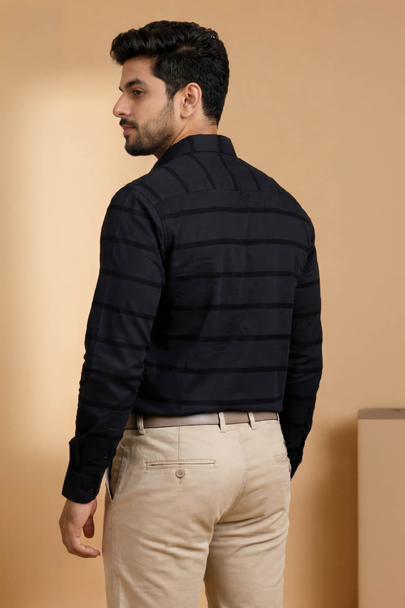 Black Ivory Classic Shirt - Black - 6