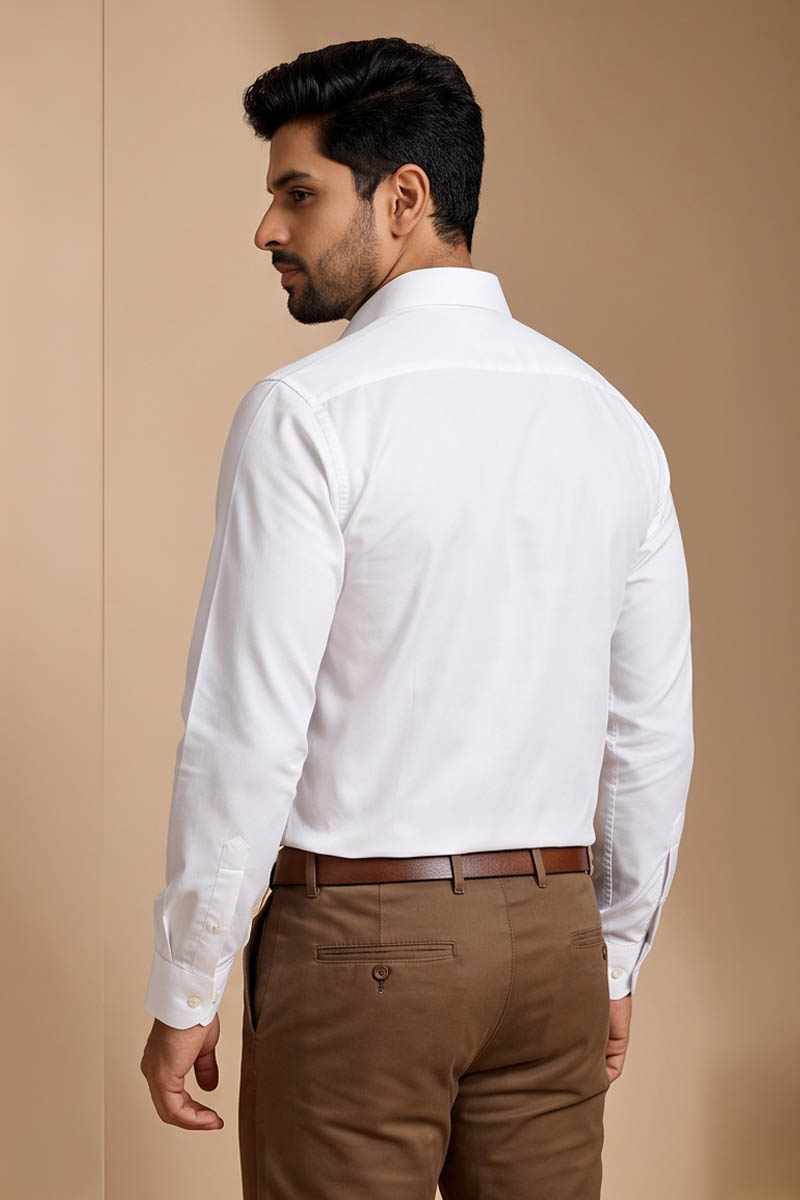 White Signature Shirt - White - 6