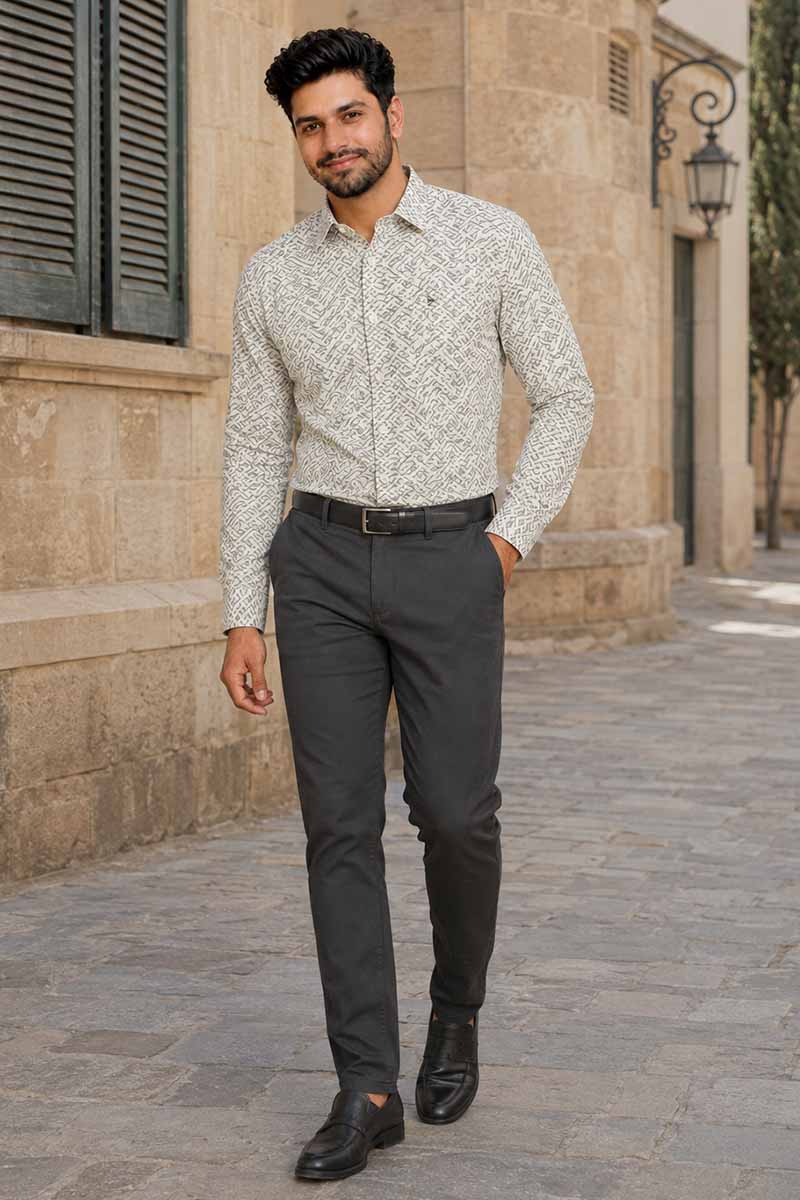 Urban Mist Shirt -White-Grey - 5