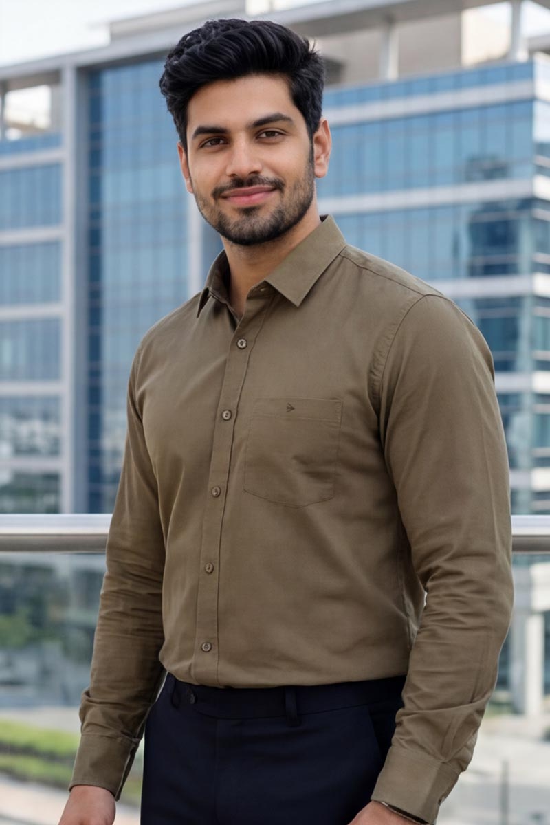 Shirt - Elevate your professional wardrobe with our Premium Gold Shirt - 3