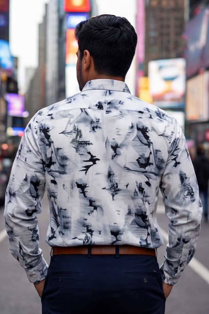 SHIRT - Urban Landscape Long Sleeve Shirt (ASH) - 6