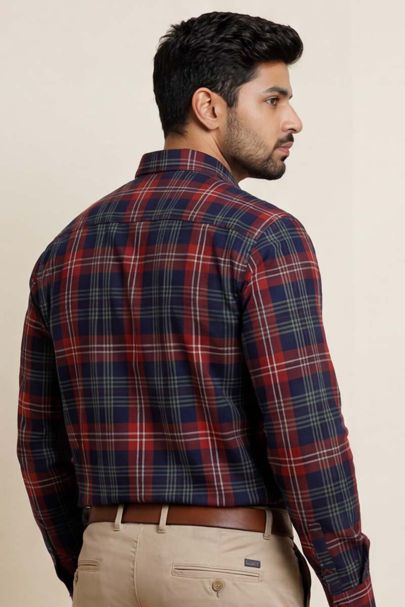 Ruby Red Check Shirt - Red - 6