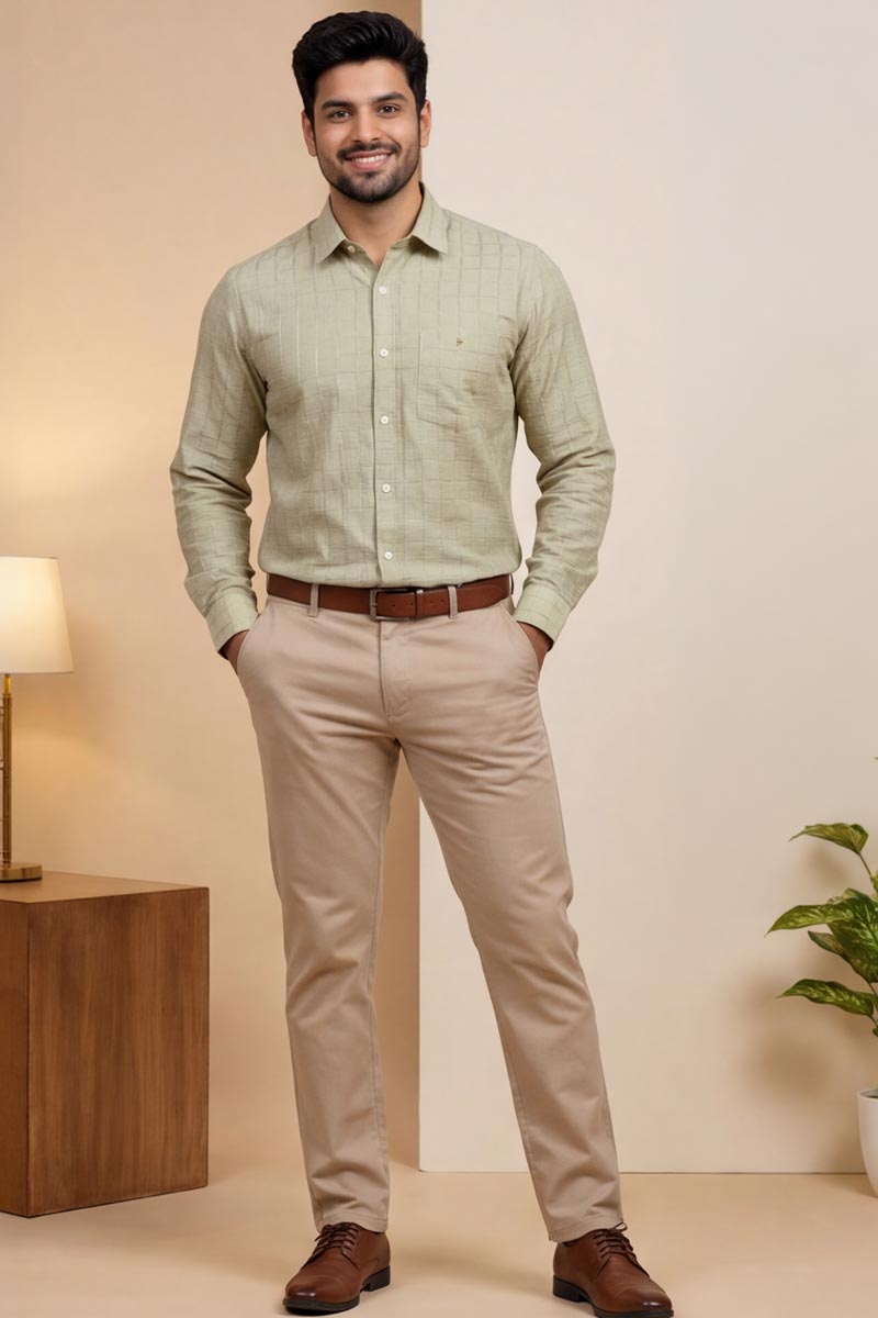 Signature Khaki Shirt - L-Khaki - 4