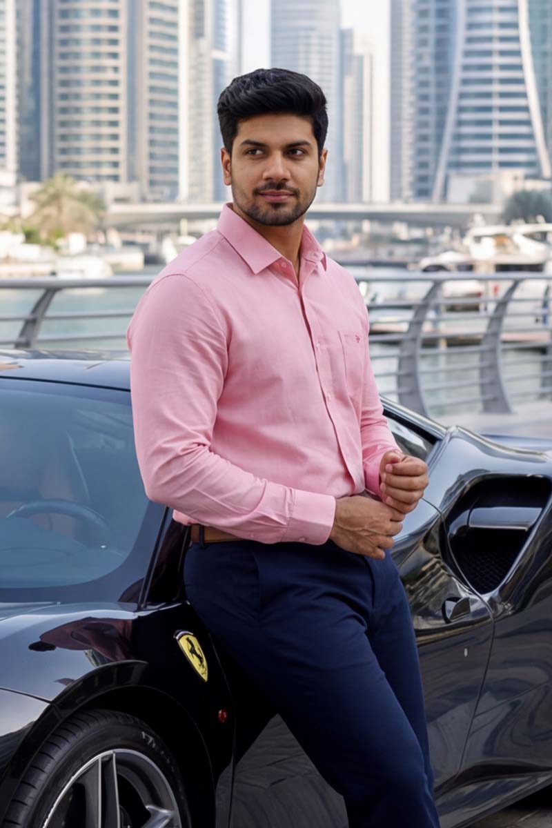 PureLine Formal Shirt – Pink - 2
