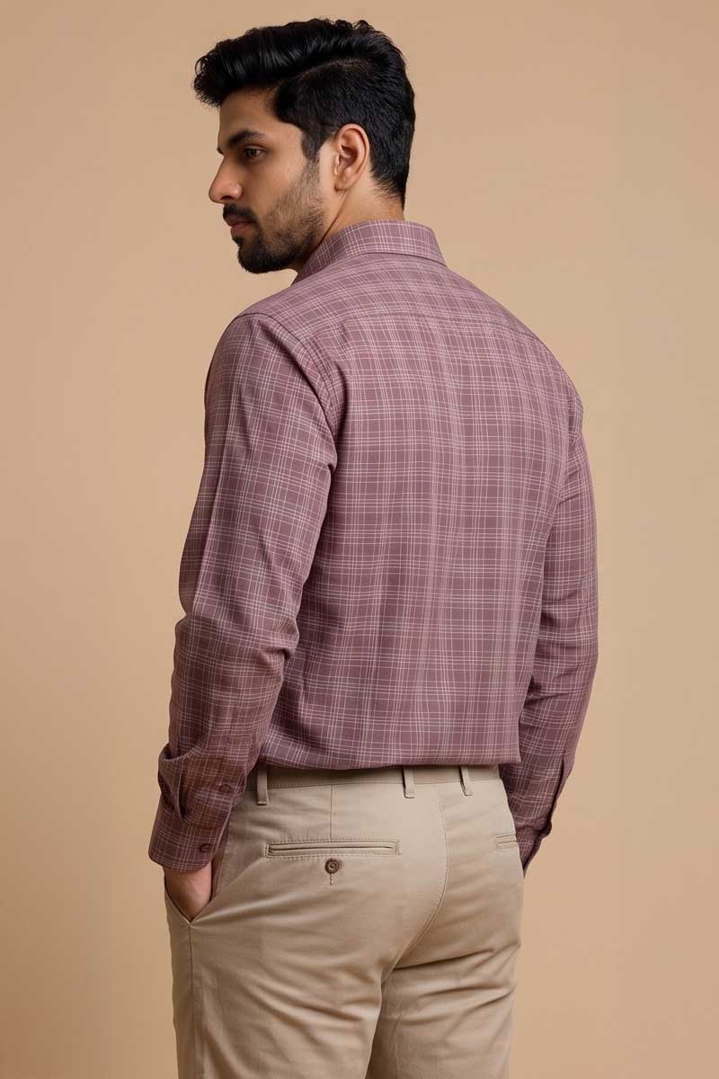 Plaid Button-down (Onion) - 6