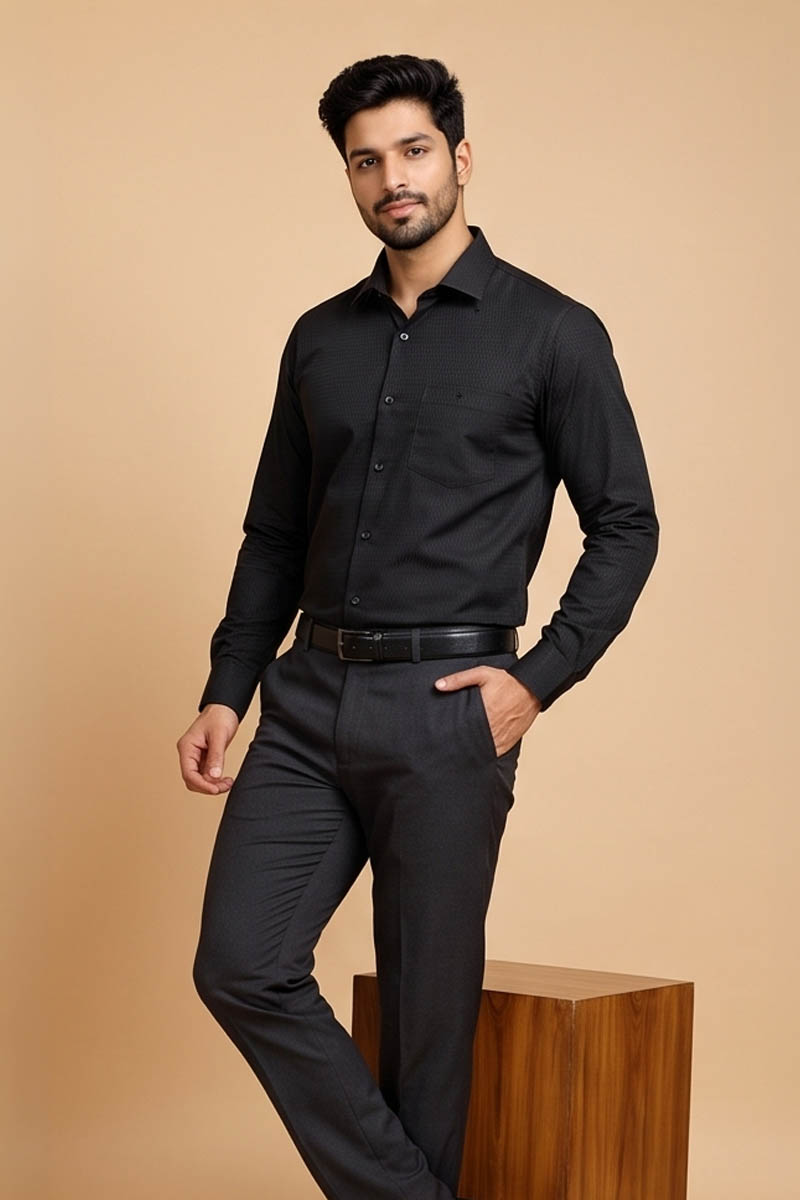 Midnight Noir Shirt - Black - 4