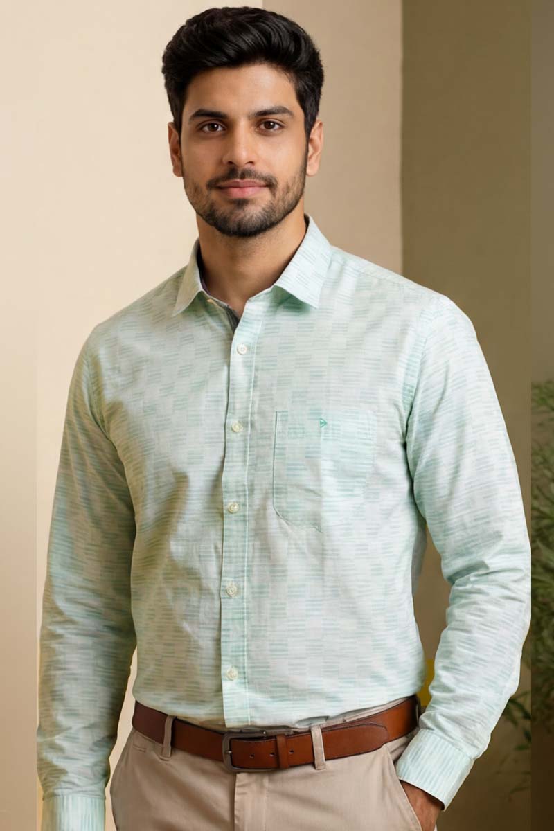 Fresh Green Classic Shirt - L-Green - 5