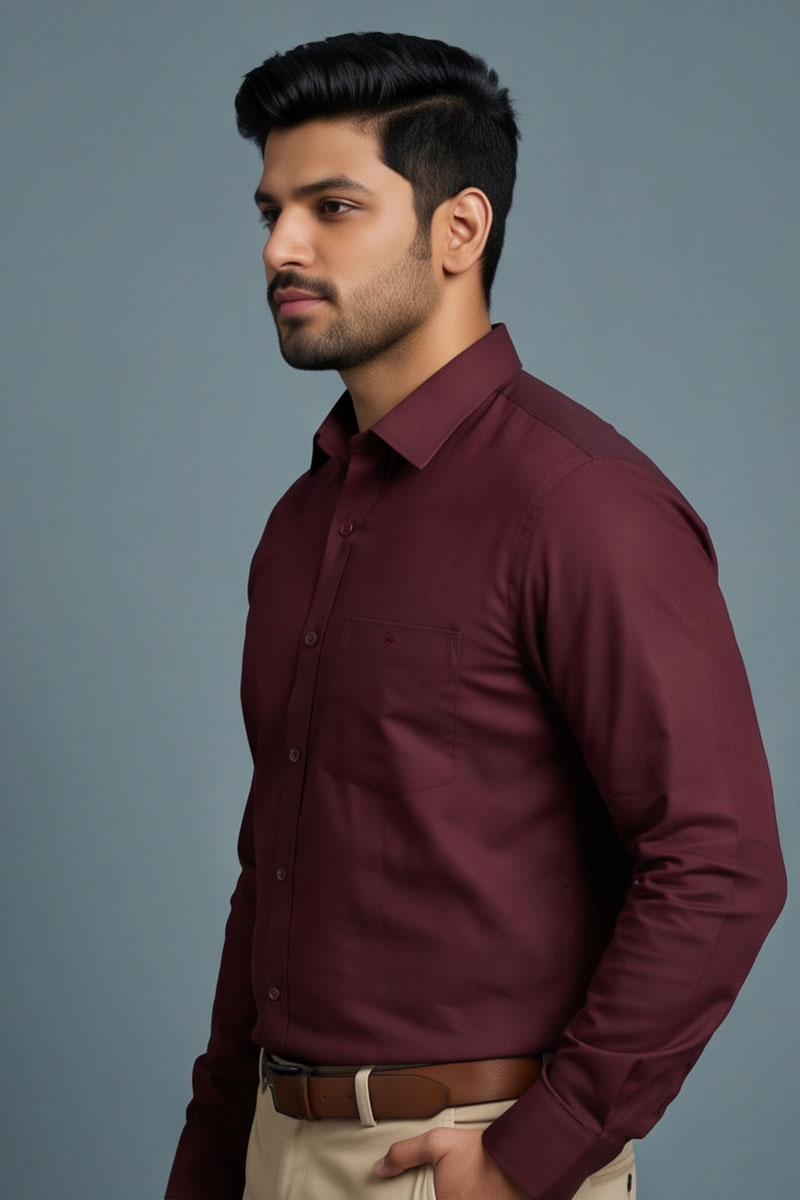Heritage Maroon Shirt - Maroon - 3