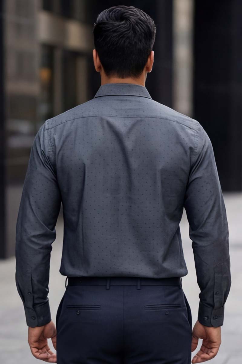 Long Sleeve Blue Shirt - 6