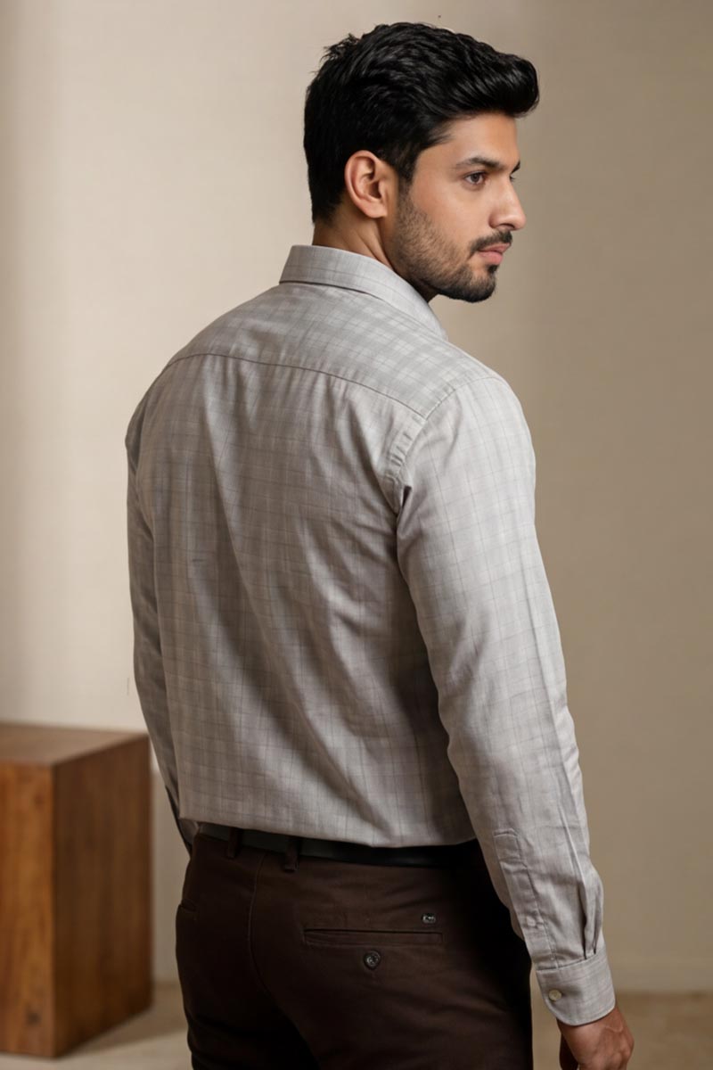 Cloud Grey Premium Shirt - L-Grey - 6