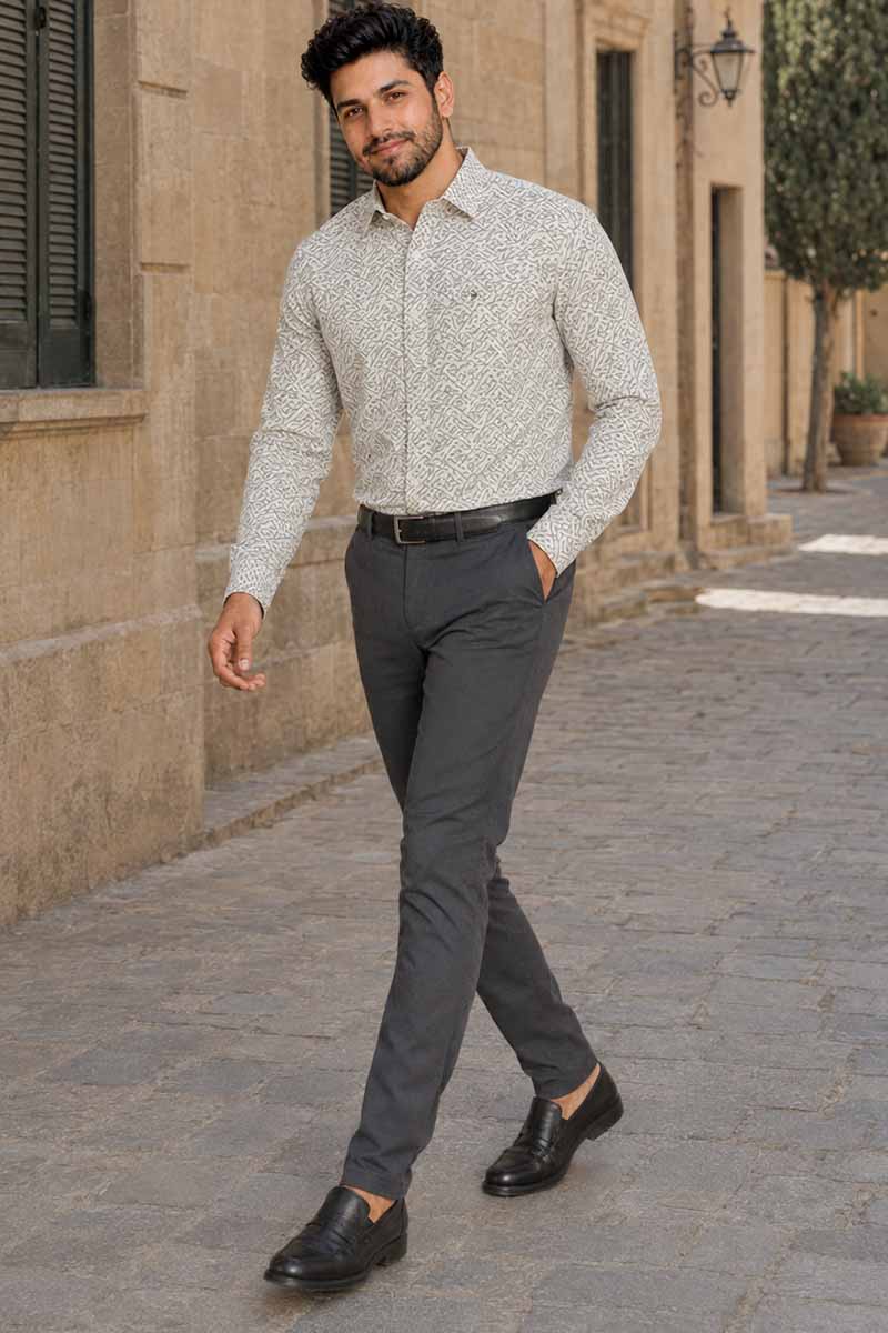Urban Mist Shirt -White-Grey - 3
