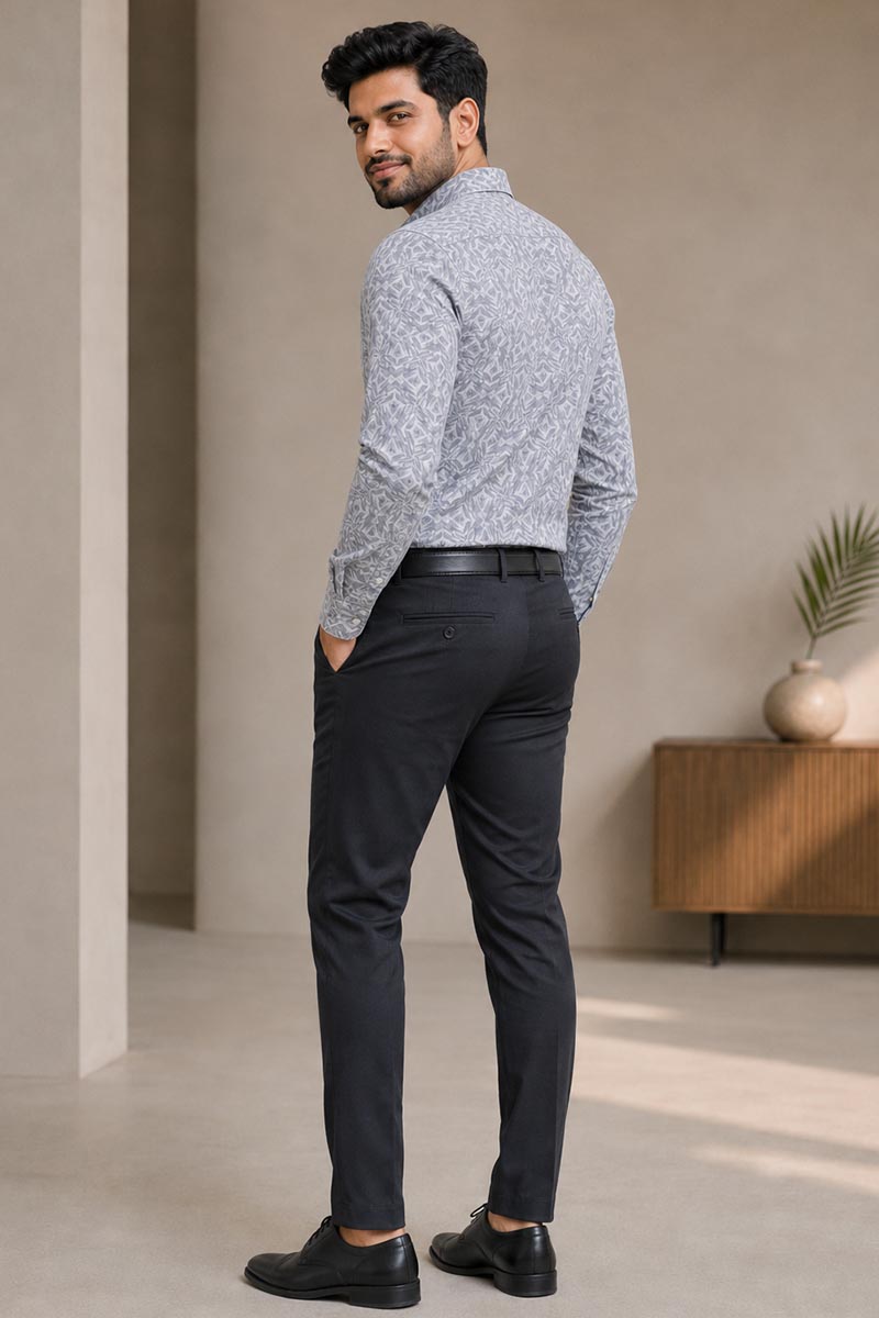 Grey Monarch Shirt -Grey - 6