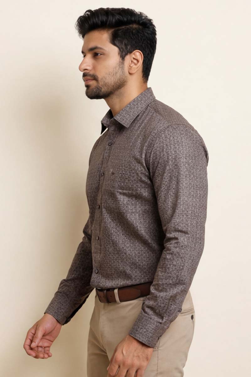 Espresso Elegance Shirt - Brownish - 2