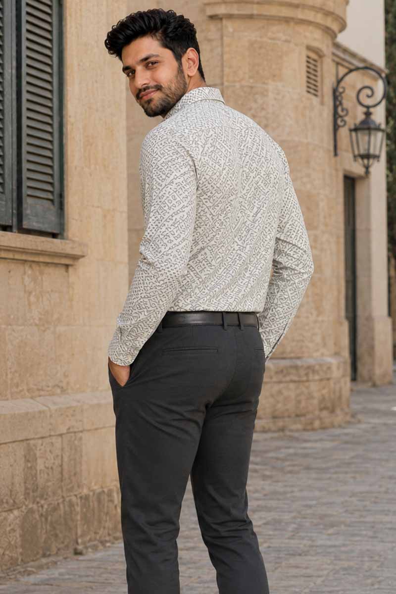 Urban Mist Shirt -White-Grey - 6