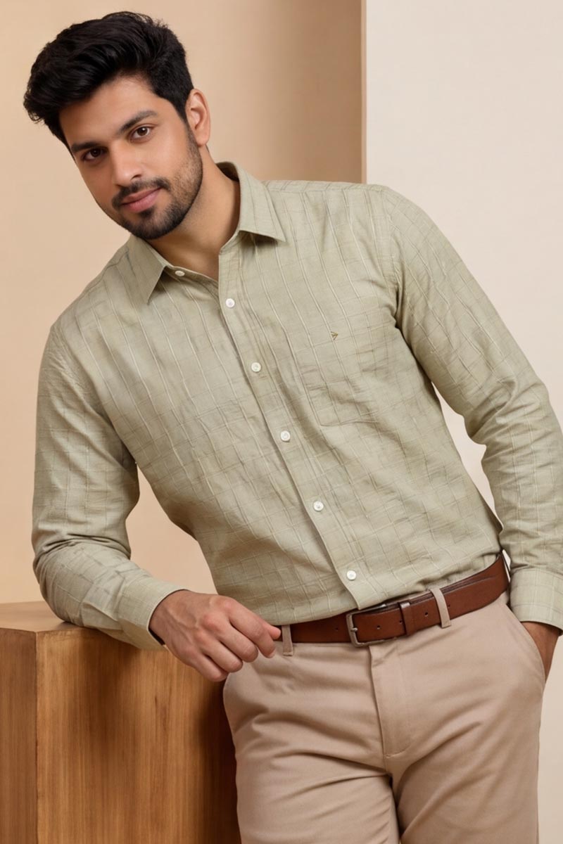 Signature Khaki Shirt - L-Khaki - 3