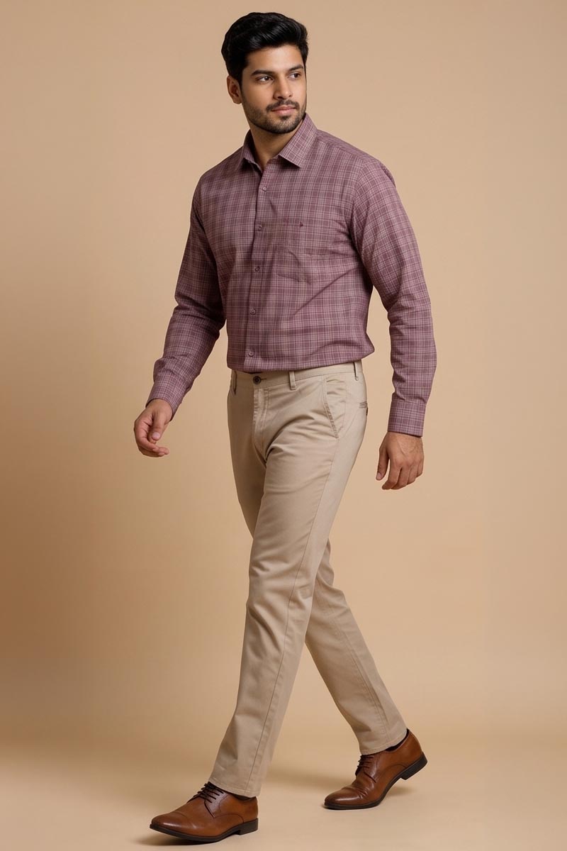 Plaid Button-down (Onion) - 3