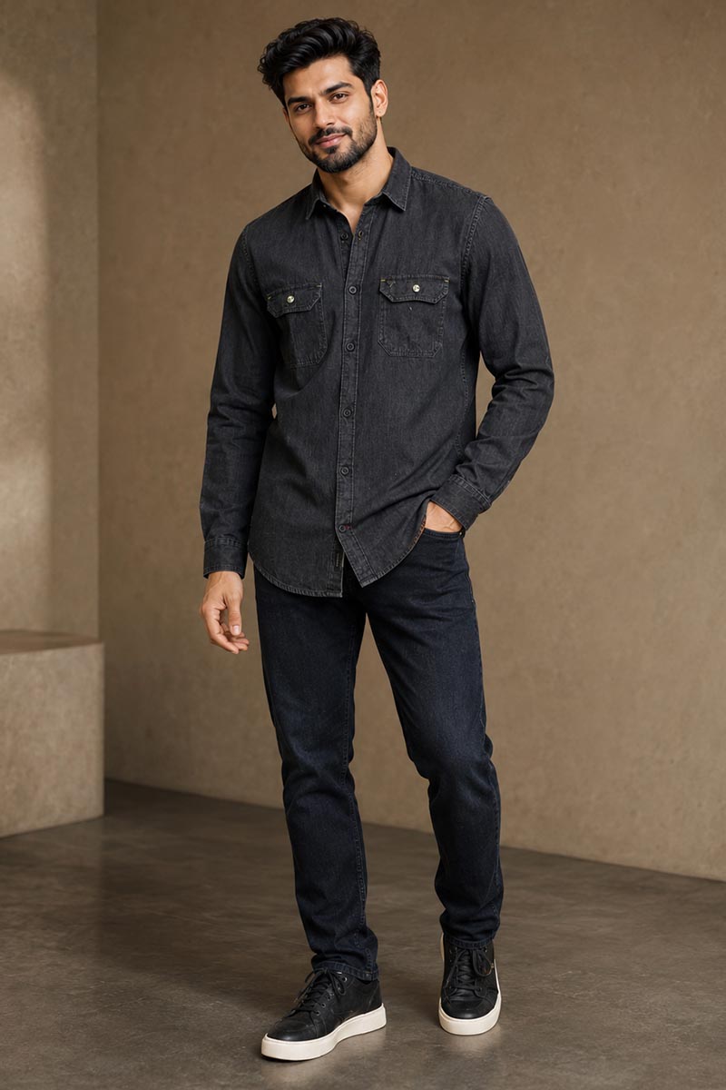 Dark Grey Classic Shirt - D-Grey