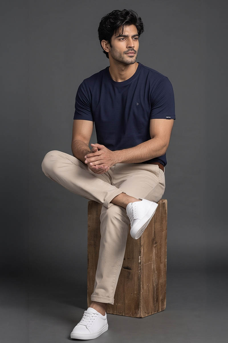 Indigo Night Signature Tee -Navy - 4