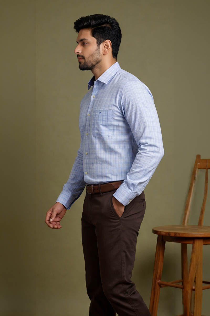 Aqua Blue Premium Shirt - T -Blue - 3