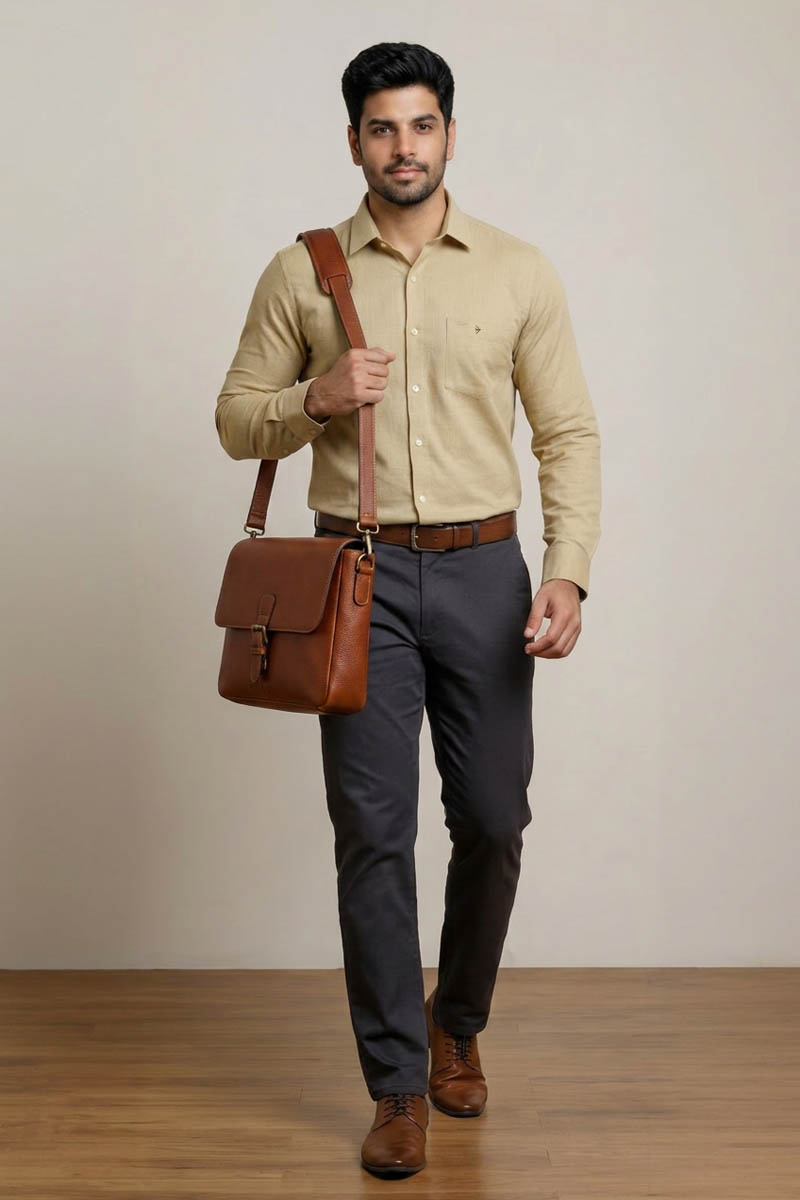 Men's Fawn Premium Shirt - Fawn - 4