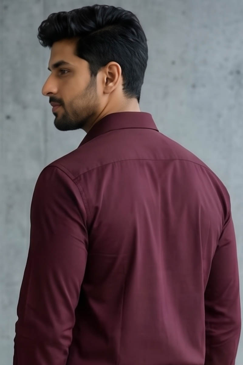 Royal Maroon Shirt - Maroon - 6
