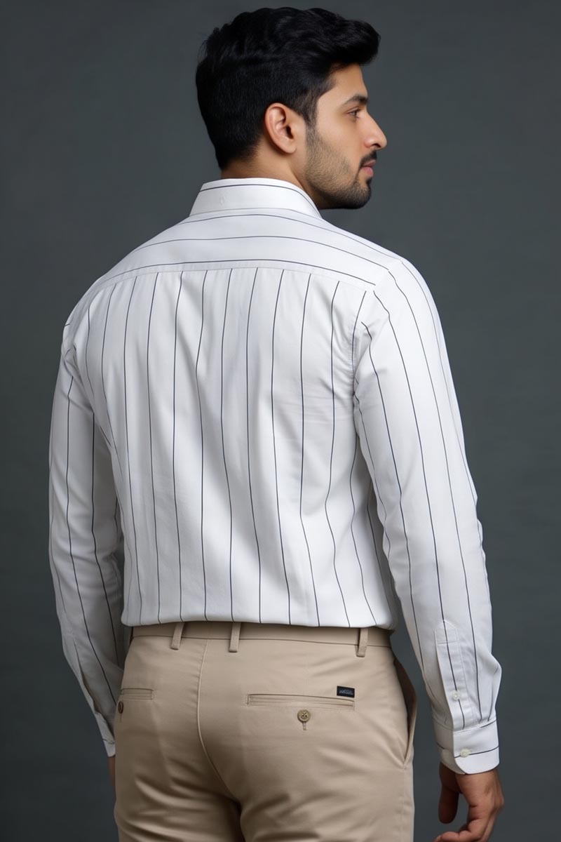 Pure White Classic Shirt - White - 6