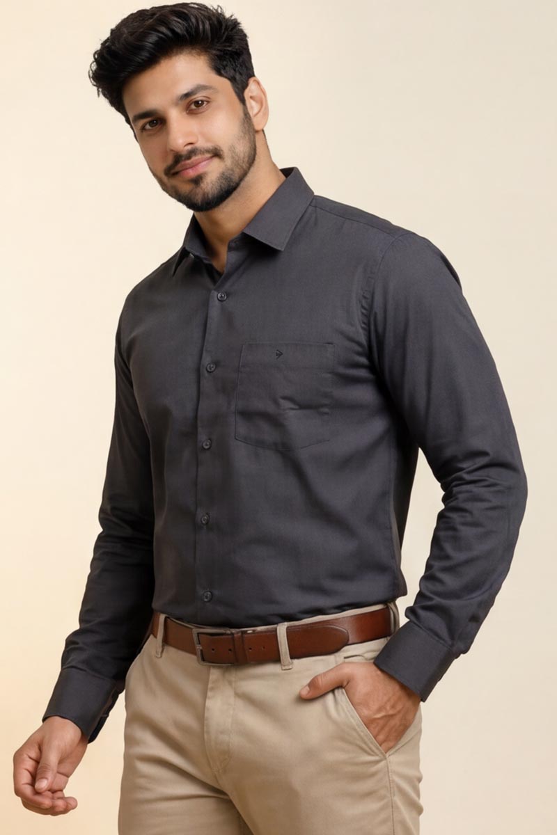 Graphite Grey Shirt -D- Grey - 5
