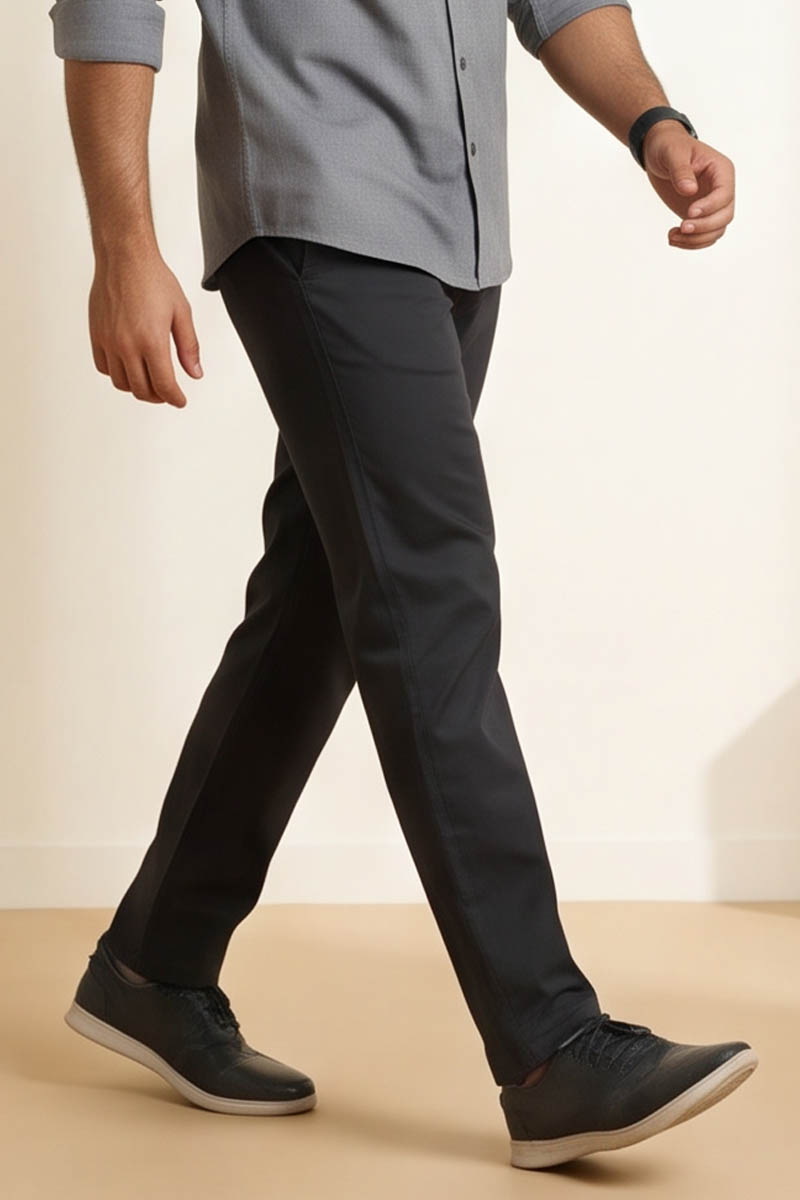 Urban Grey Smart Fit Pants - E- Grey - 2