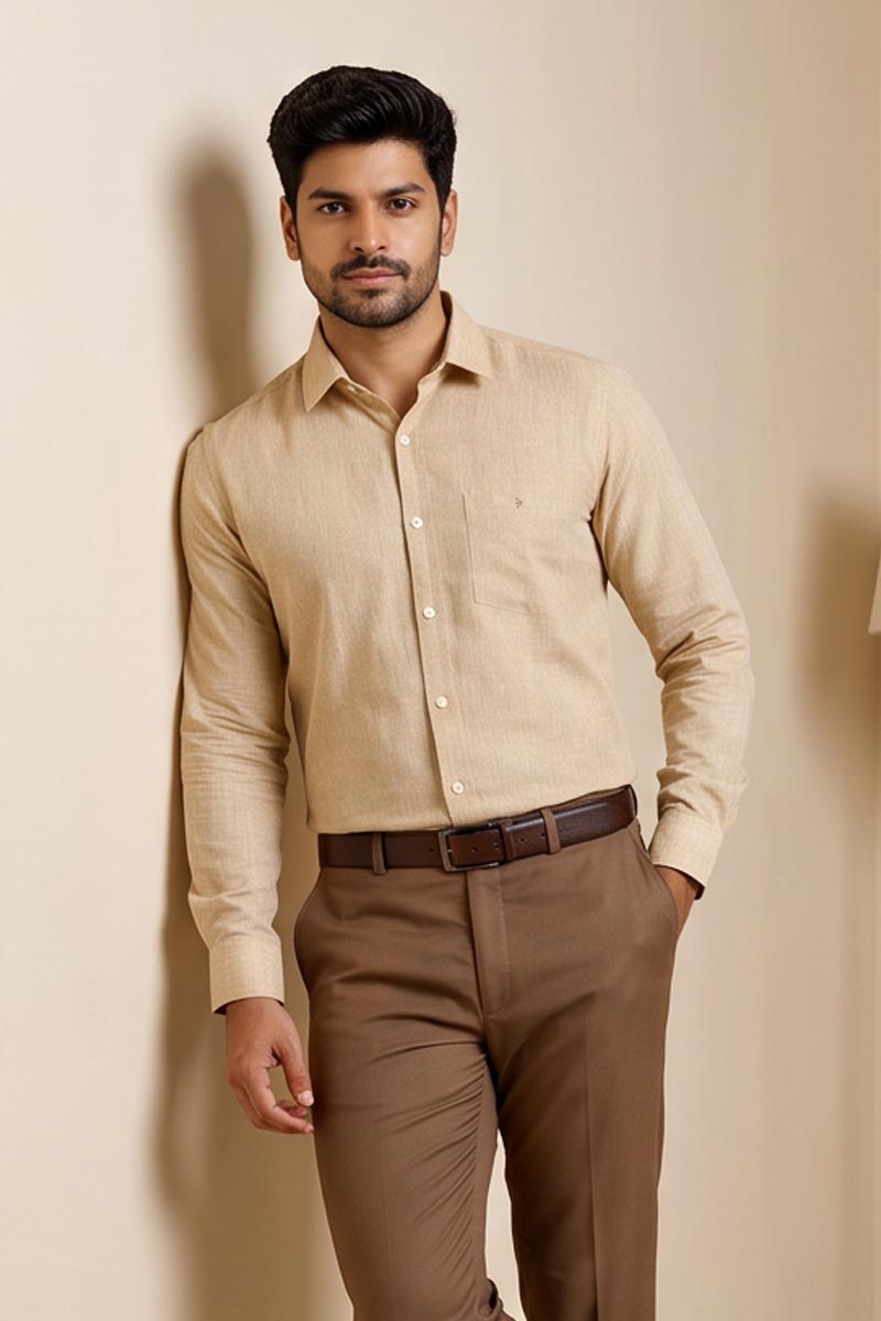Sandstone Khaki Shirt -L-Khaki