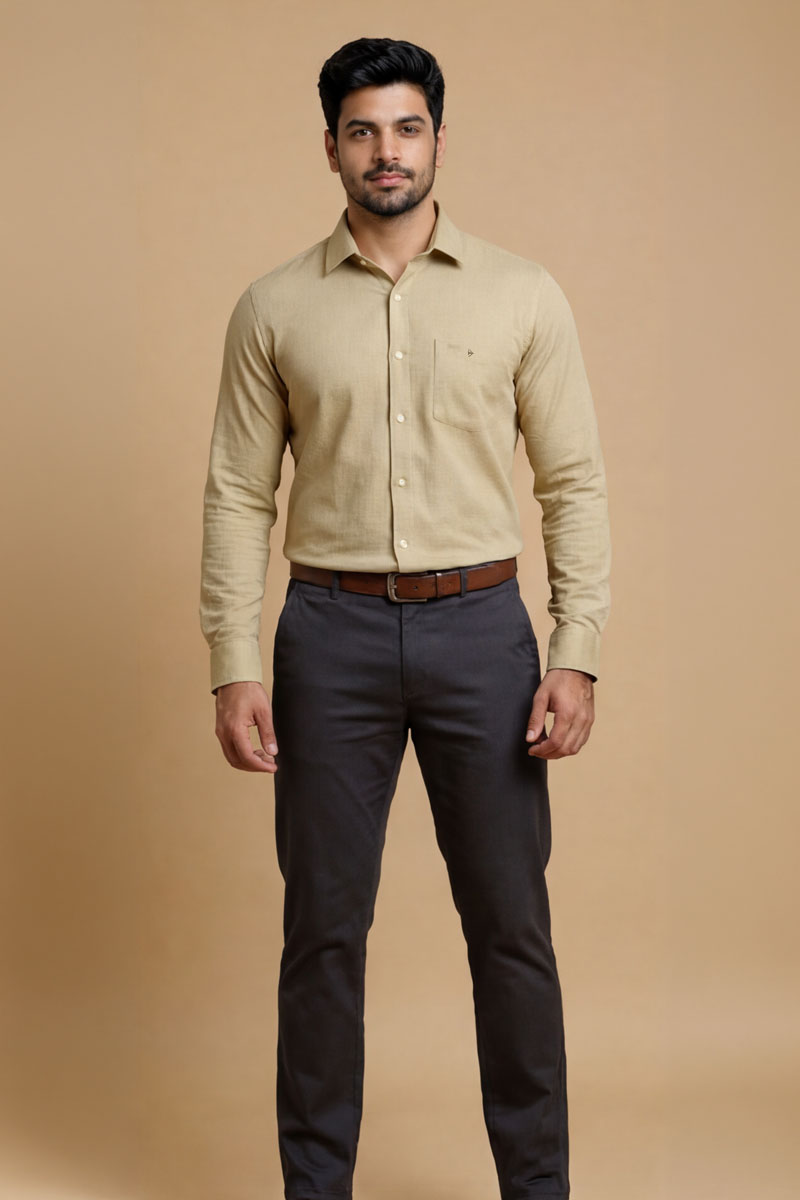 Men's Fawn Premium Shirt - Fawn - 3