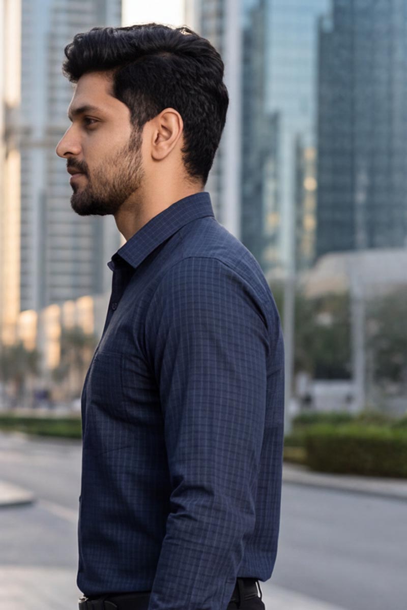 The epitome of sophisticated urban style (Navy) - 4