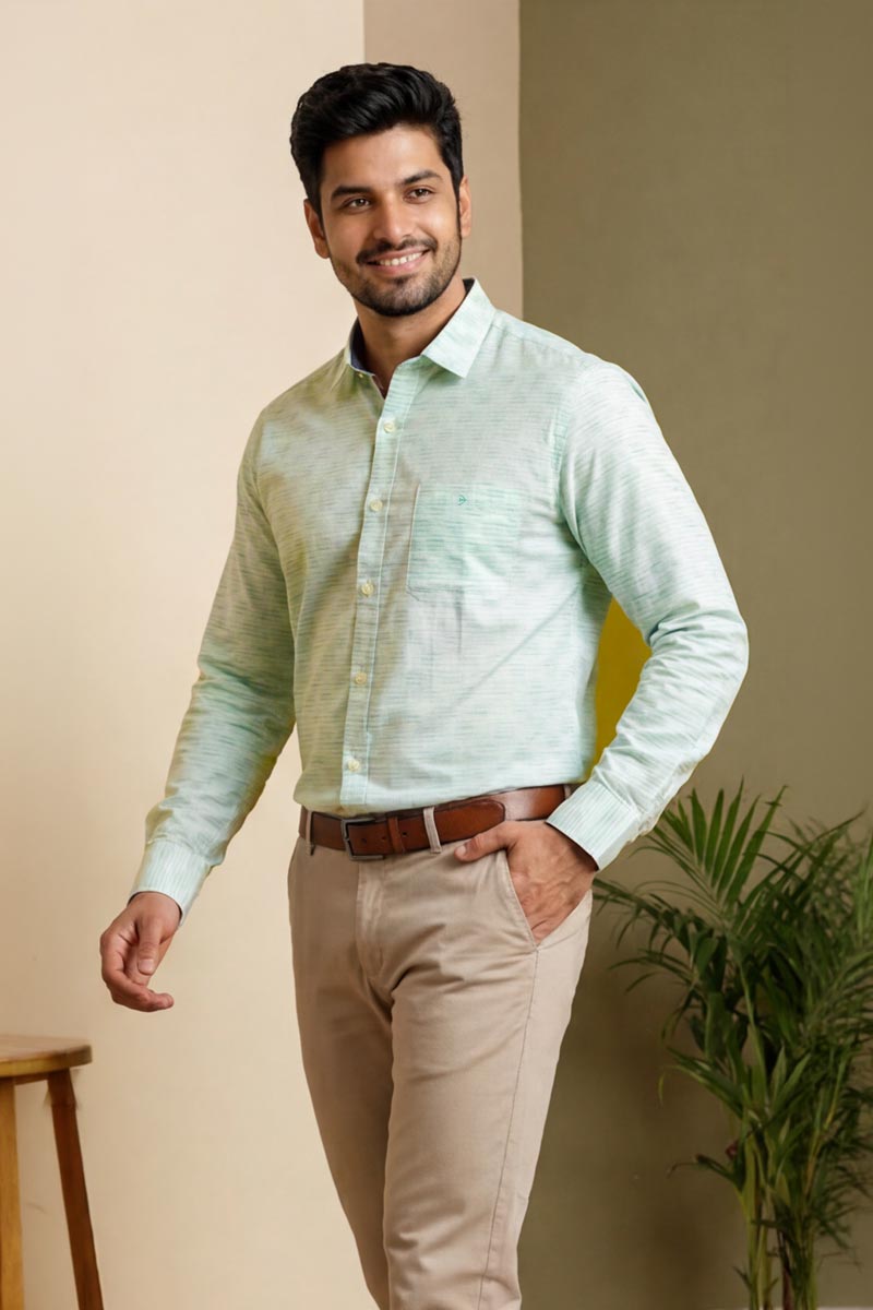 Fresh Green Classic Shirt - L-Green - 3