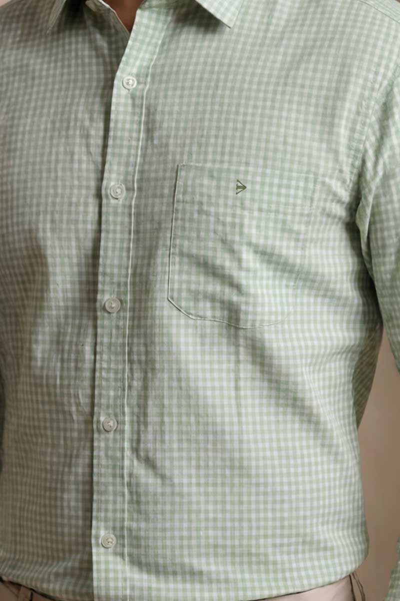 Men’s Premium Light Green Striped - L-Green - 3