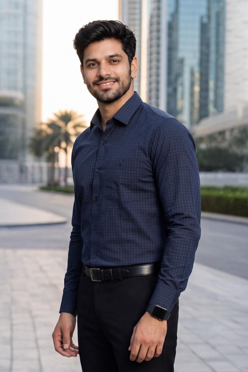 The epitome of sophisticated urban style (Navy) - 6