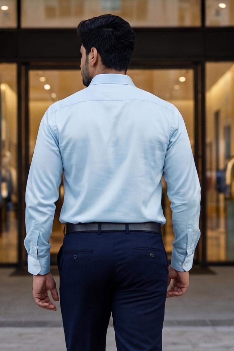 SmartEase Semi-Formal Shirt – Pastel Green - 6