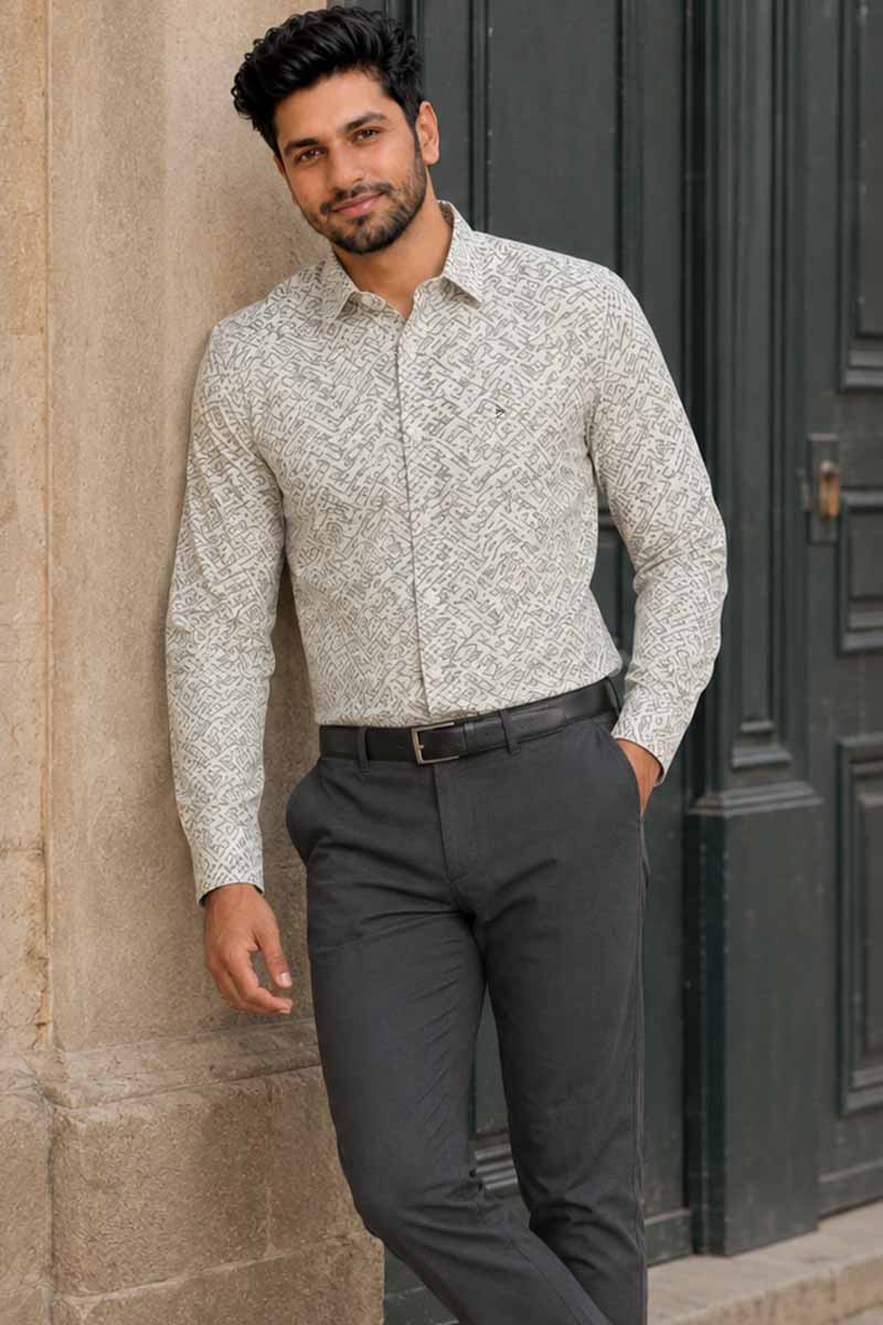 Urban Mist Shirt -White-Grey - 2