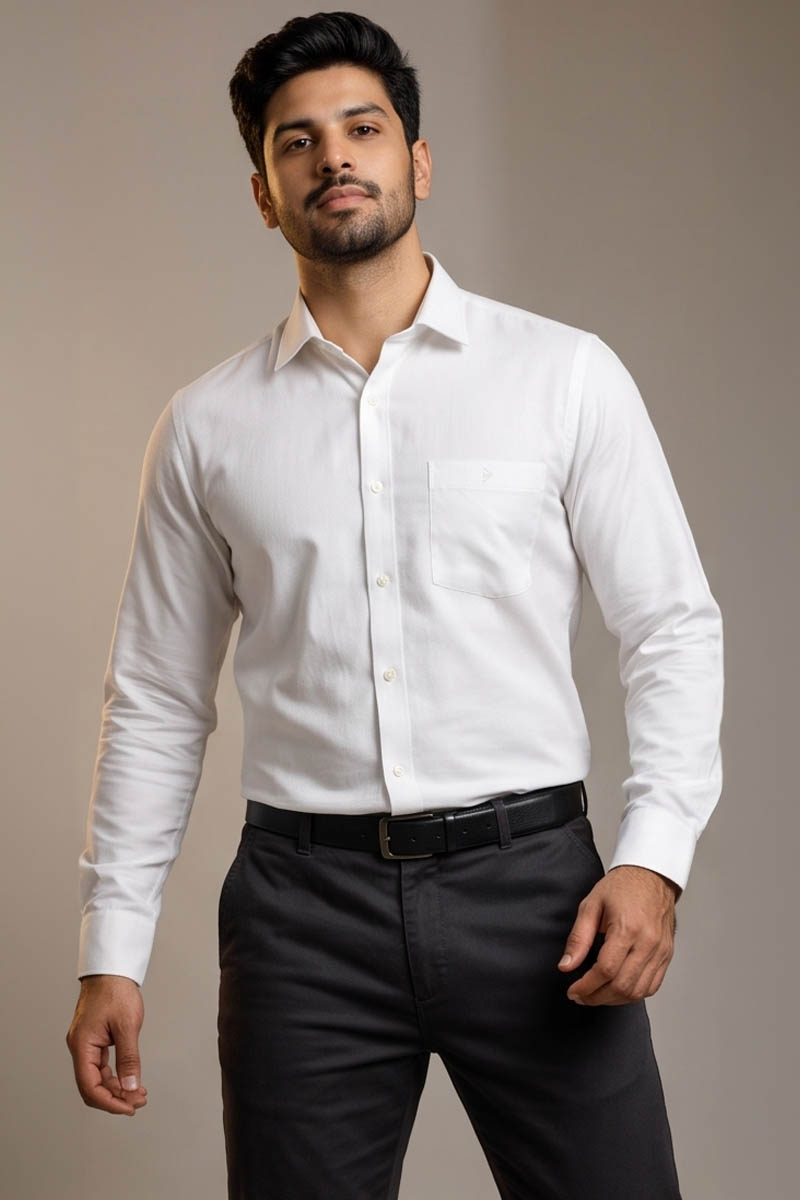 Signature White Shirt -White - 4