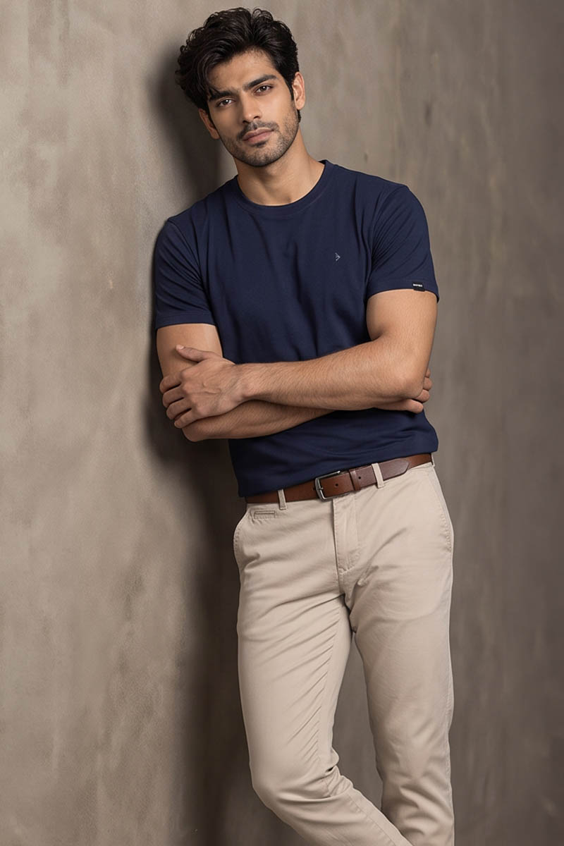Indigo Night Signature Tee -Navy