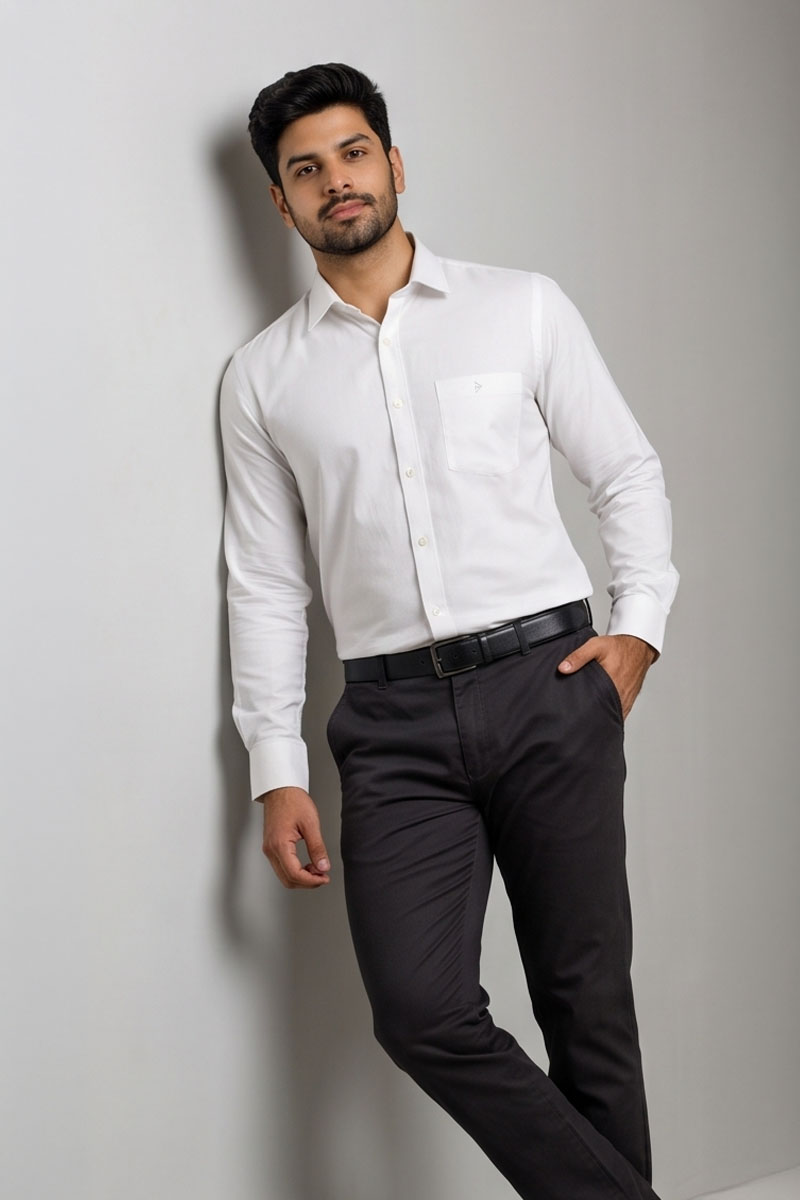 Signature White Shirt -White - 5