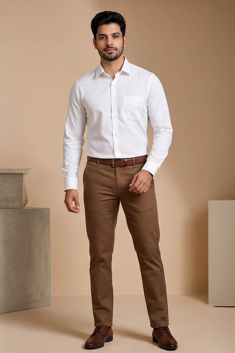 White Signature Shirt - White