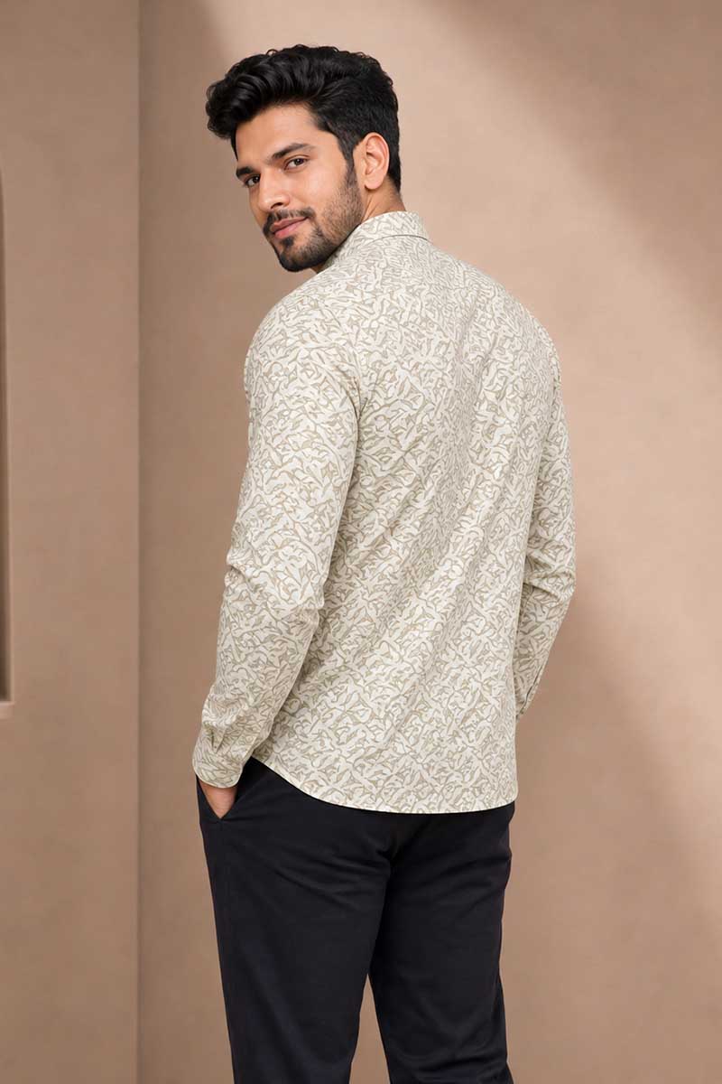 Champagne Fawn Shirt -White-Fawn - 6