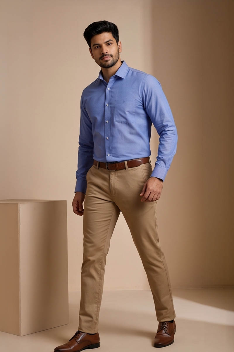 Azure Essential Shirt -L-Blue - 4
