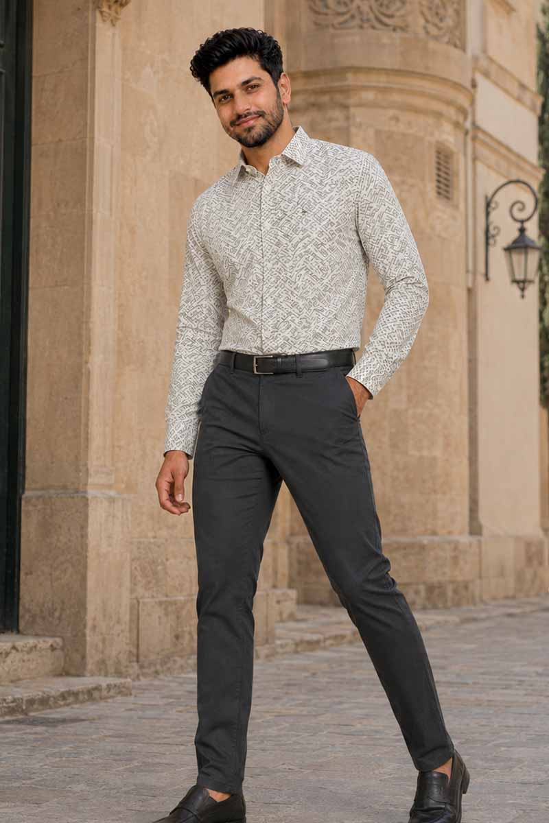 Urban Mist Shirt -White-Grey