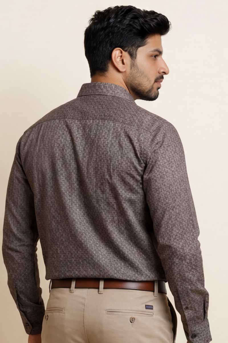 Espresso Elegance Shirt - Brownish - 6