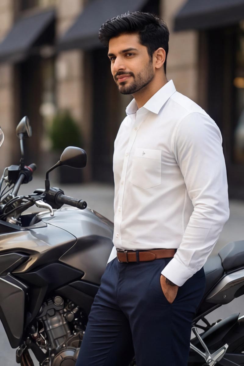 PrimeLine Formal Shirt – White - 3