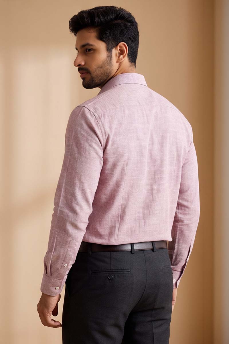 Blush Pink Luxe Shirt -L-Pink - 6