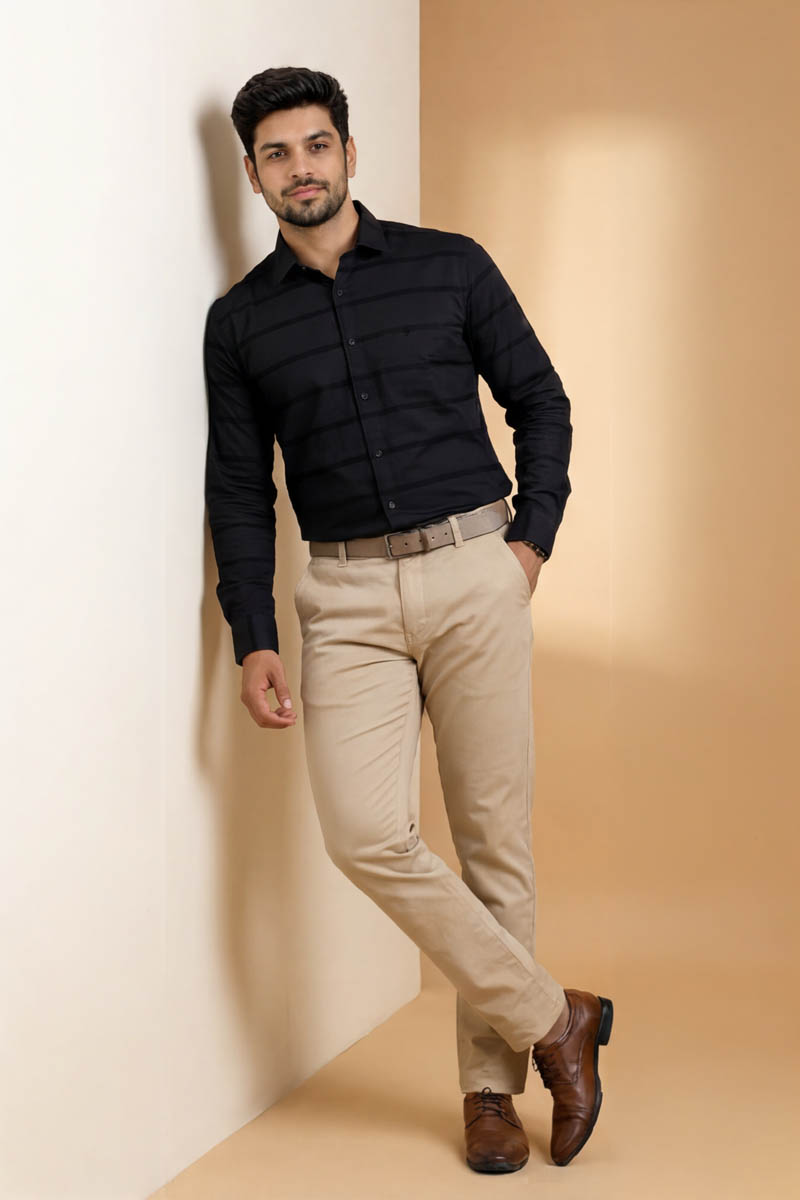 Black Ivory Classic Shirt - Black - 4