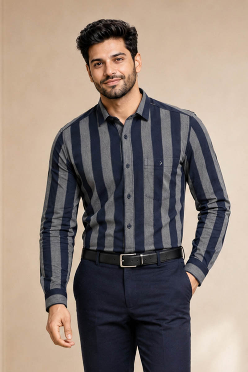 Navy Premium Shirt - Navy - 3