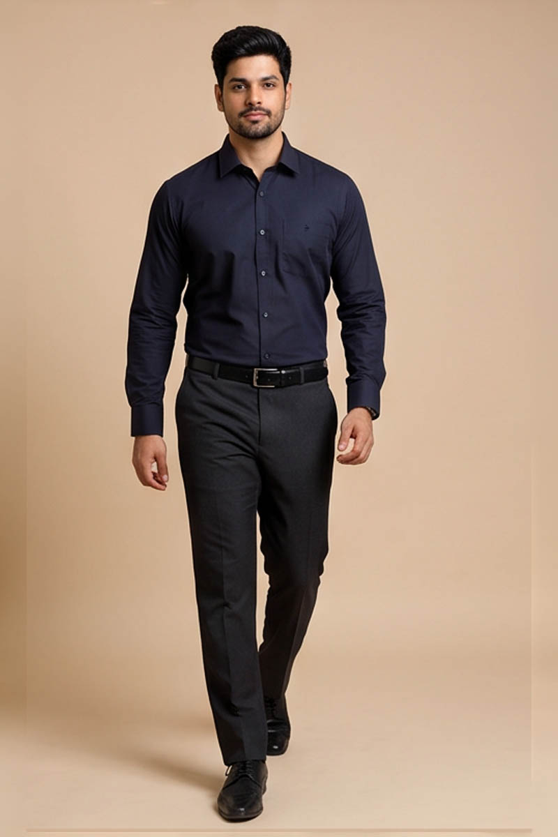 Navy Signature Shirt - Navy - 5