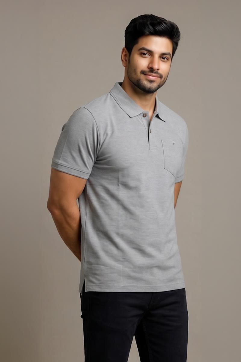 Essential Smart Casual – Grey Melange - 5